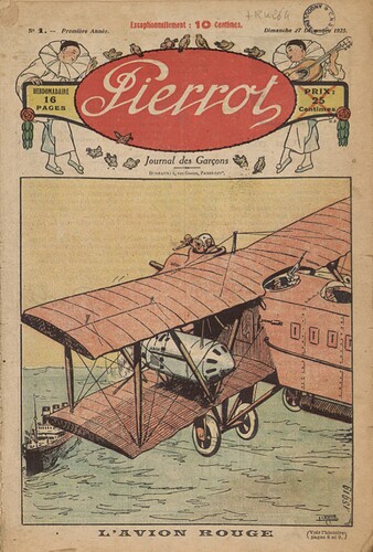 Pierrot 1925 - n°1 - page 1 - 27 décembre 1925