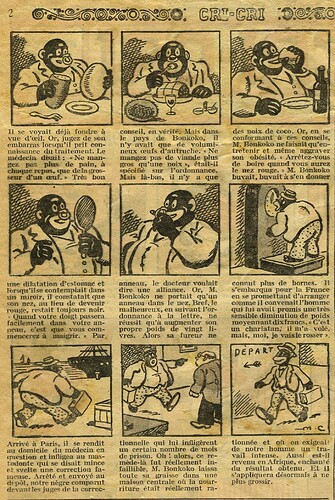 Cri-Cri 1932 - n°742 - page 2 - Le traitement de M. BONKOKO - 15 décembre 1932