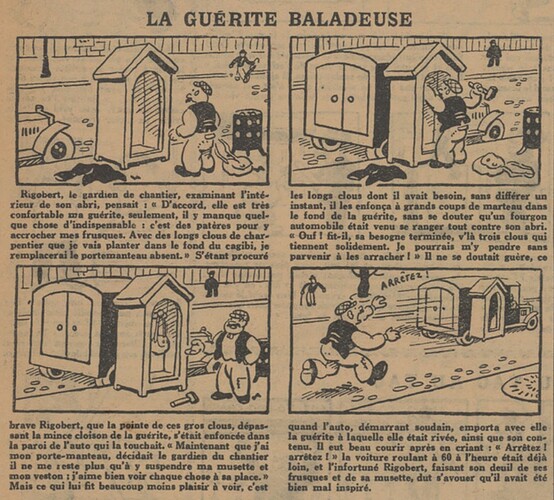 L'Epatant 1931 - n°1177 - page 13 - La guérite baladeuse - 19 février 1931