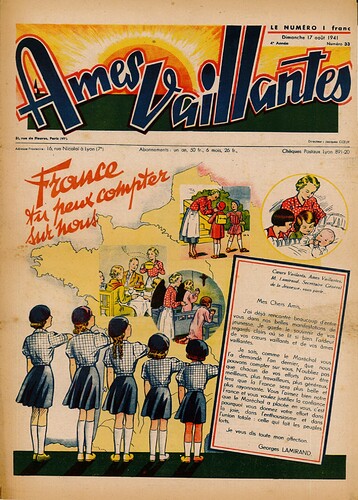 Ames Vaillantes 1941 - n°33 - 17 août 1941