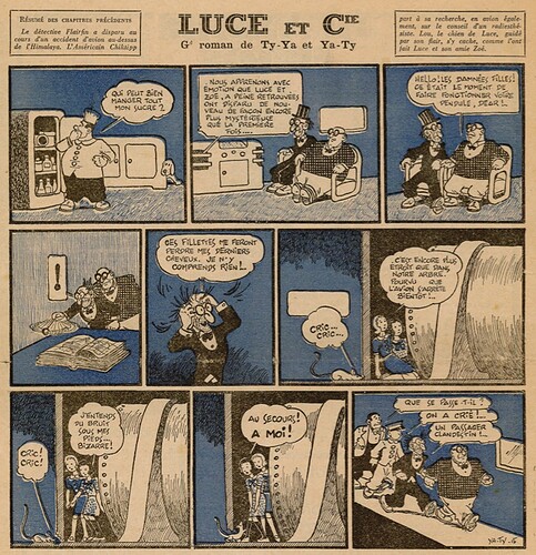 Ames Vaillantes 1938 - n°10 - page 8 - Lucie et Cie - 10 mars 1938