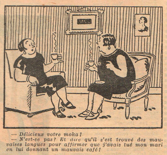 Almanach National 1933 - 41 - lundi 17 juillet 1933 - Délicieux votre moka
