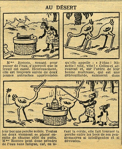 Fillette 1933 - n°1337 - page 6 - Au désert - 5 novembre 1933