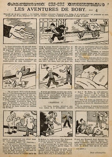 Cri-Cri 1932 - n°729 - page 7 - Les aventures de BOBY (4) - 15 septembre 1932
