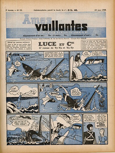 Ames Vaillantes 1938 - n°25 - 23 juin 1938 - page 1