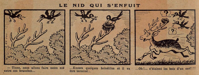 Lisette 1937 - n°4 - page 2 - Le nid qui senfuit - 24 janvier 1937