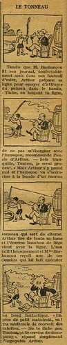 Cri-Cri 1931 - n°647 - page 14 - Le tonneau - 19 février 1931
