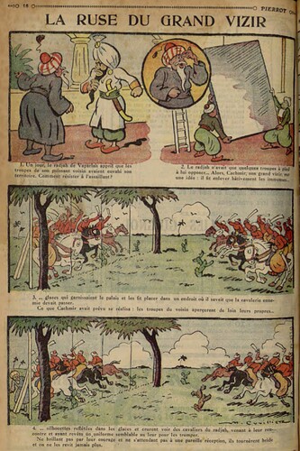 Pierrot 1933 - n°42 - page 16 - La ruse du grand vizir - 15 octobre 1933
