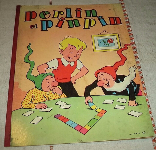 Reliure Perlin et Pinpin 1958 - n°7 - du n°3 au n°10 (bis)