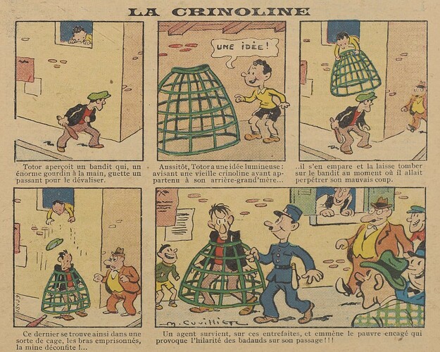 Guignol 1936 - n°43 - page 41 - La crinoline - 25 octobre 1936