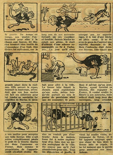 Cri-Cri 1930 - n°633 - page 2 - L'autruche de M. Trottinet - 13 novembre 1930