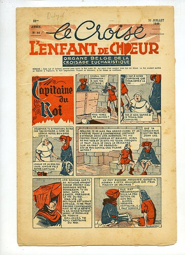 Le Croisé - L'Enfant de Choeur 1949 - n°44 - 31 juillet 1949 - page 1
