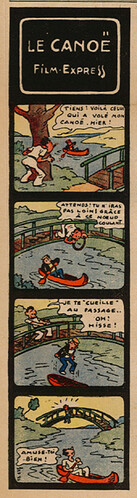 Pierrot 1937 - n°46 - page 5 - Le canoë - Film Express - 14 novembre 1937