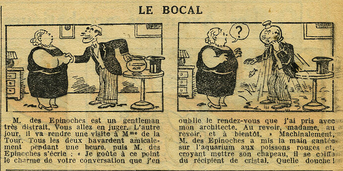 Cri-Cri 1934 - n°802 - page 15 - Le bocal - 8 février 1934