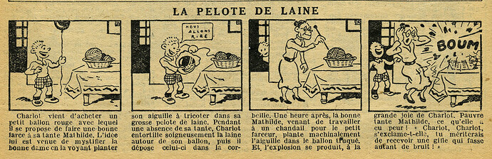 Cri-Cri 1934 - n°803 - page 6 - La pelote de laine - 15 février 1934