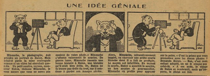 Fillette 1929 - n°1110 - page 15 - Une idée géniale - 30 juin 1929