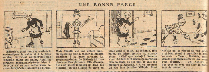 Fillette 1928 - n°1044 - page 7 - Une bonne farce - 25 mars 1928