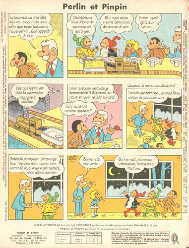 Perlin et Pinpin n°12 du jeudi 24 mars 1966