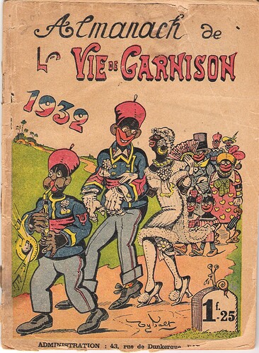 Almanach de la Vie de Garnison 1932 - couverture