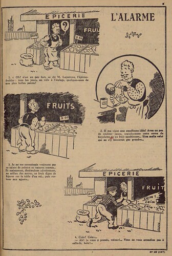 Pierrot 1929 - n°29 - page 5 - L'alarme - 21 juillet 1929