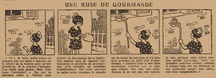 Fillette 1927 - n°988 - page 6 - Une ruse de gourmande - 27 février 1927