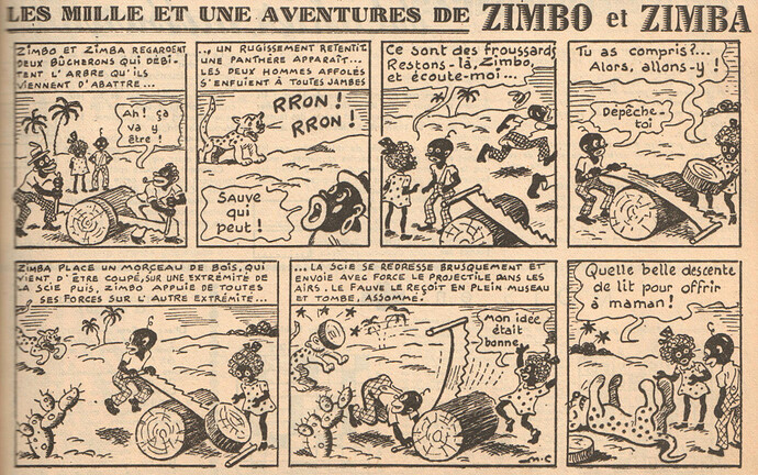 Zimbo et Zimba - Ames Vaillantes 1939 - n°27 - 6 juillet 1939 (p48 album 1937)