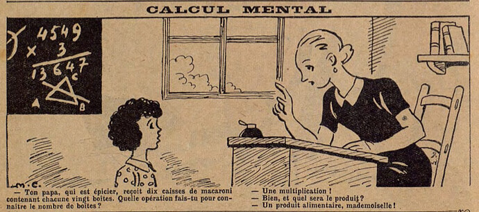 Lisette 1938 - n°37 - page 2 - Calcul mental - 11 septembre 1938