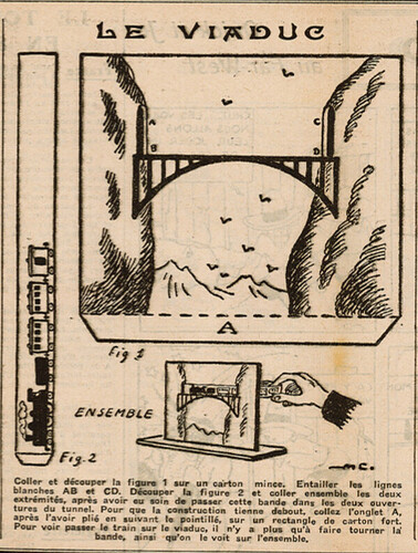 Coeurs Vaillants 1934 - n°22 - page 6 - Le viaduc - 27 mai 1934