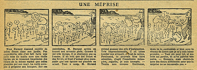 Fillette 1933 - n°1320 - page 6 - Une méprise - 9 juillet 1933