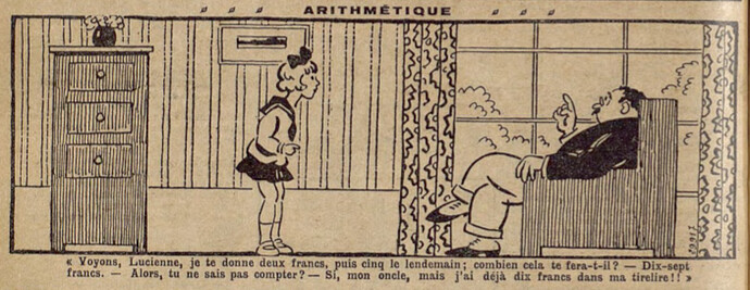 Lisette 1929 - n°11 - page 14 - Arithmétique - 17 mars 1929