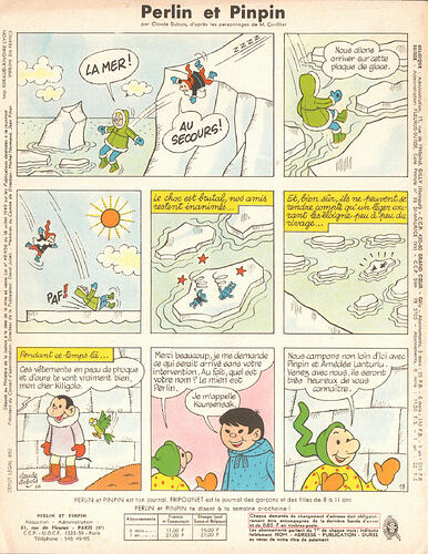 Perlin et Pinpin n°52 du jeudi 29 décembre 1966
