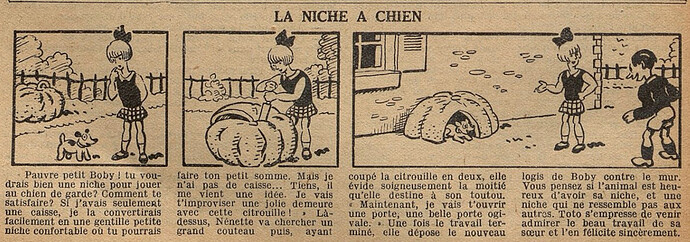 Fillette 1937 - n°1528 - page 6 - La niche à chien - 4 juillet 1937