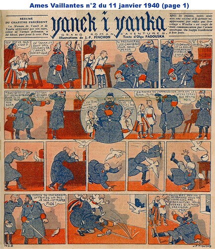 Ames Vaillantes 1940 - n°2 - 11 janvier 1940 - page 1 (cadré)