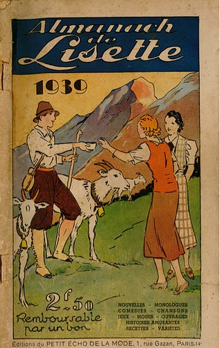 Almanach Lisette 1939 - couverture