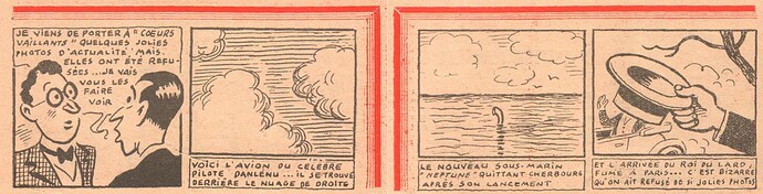 Coeurs Vaillants 1938 - n°20  - Histoire sans titre - 15 mai 1938 - pages 4 et 5