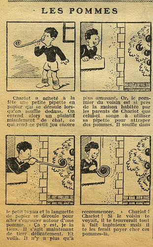 Cri-Cri 1932 - n°722 - page 4 - Les pommes - 28 juillet 1932