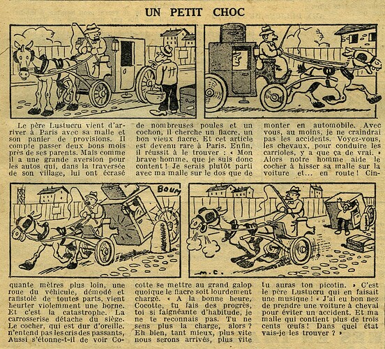 Cri-Cri 1934 - n°797 - page 11 - Un petit choc - 4 janvier 1934