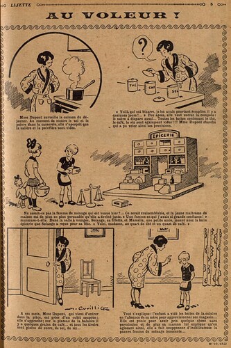 Lisette 1930 - n°10 - Au voleur ! - 9 mars 1930