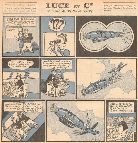 Ames Vaillantes 1938 - n°12 - page 8 - Lucie et Cie - 24 mars 1938