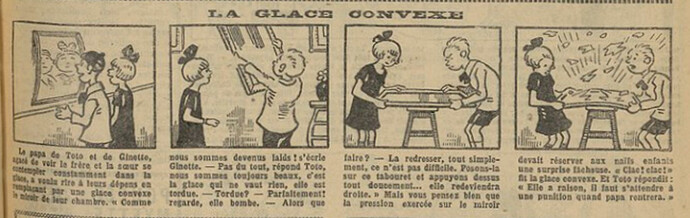 Fillette 1926 - n°979 - page 11 - La glace convexe - 26 décembre 1926