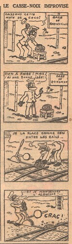 Hardi 1937 - n°5 - page 7 - Le casse-noix improvisé - 25 juillet 1937