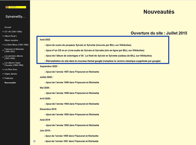 Sylvain et Sylvette - Nouveautés  - Août 2023 (2)