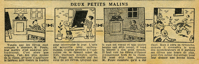 Cri-Cri 1933 - n°754 - page 13 - Deux petits malins - 9 mars 1933