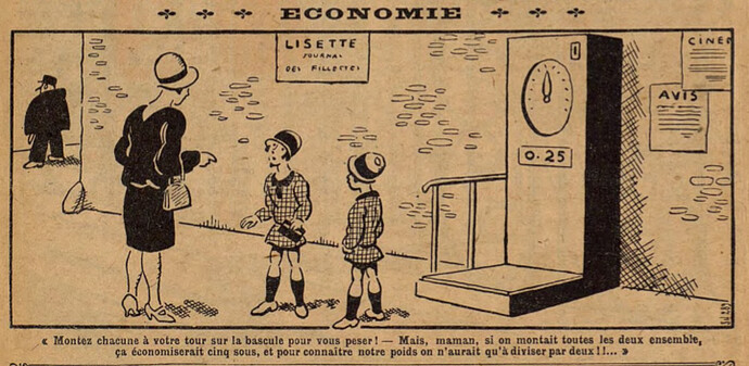 Lisette 1930 - n°1 - page 2 - Economie - 5 janvier 1930