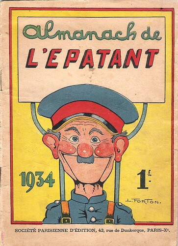 Almanach de L'Epatant 1934 - couverture