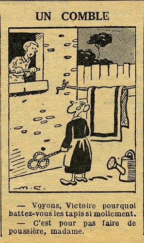 Fillette 1933 - n°1324 - page 6 - Un comble - 6 août 1933