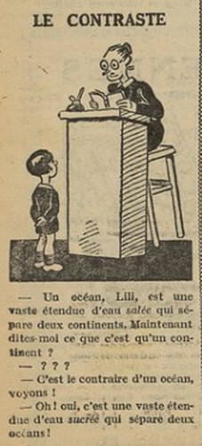 Fillette 1931 - n°1235 - page 12 - Le contraste - 22 novembre 1931