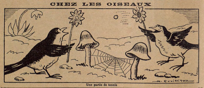 Lisette 1937 - n°21 - page 2 - Chez les oiseaux - 23 mai 1937