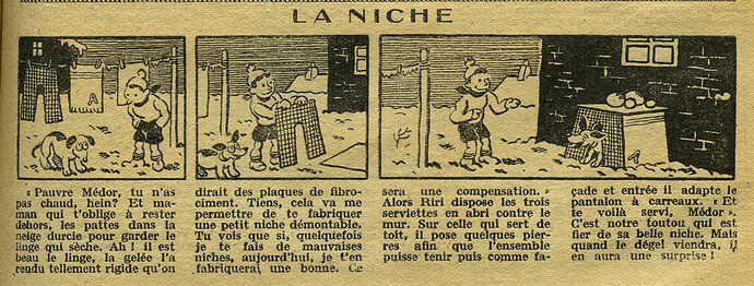 Cri-Cri 1931 - n°650 - page 13 - La niche - 12 mars 1931