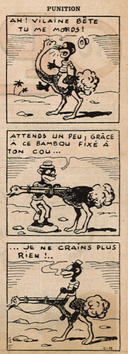 Pierrot 1937 - n°45 - page 2 - Punition - 7 novembre 1937